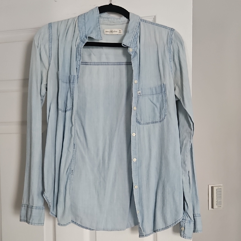 Abercrombie Denim Button-Up Shirt